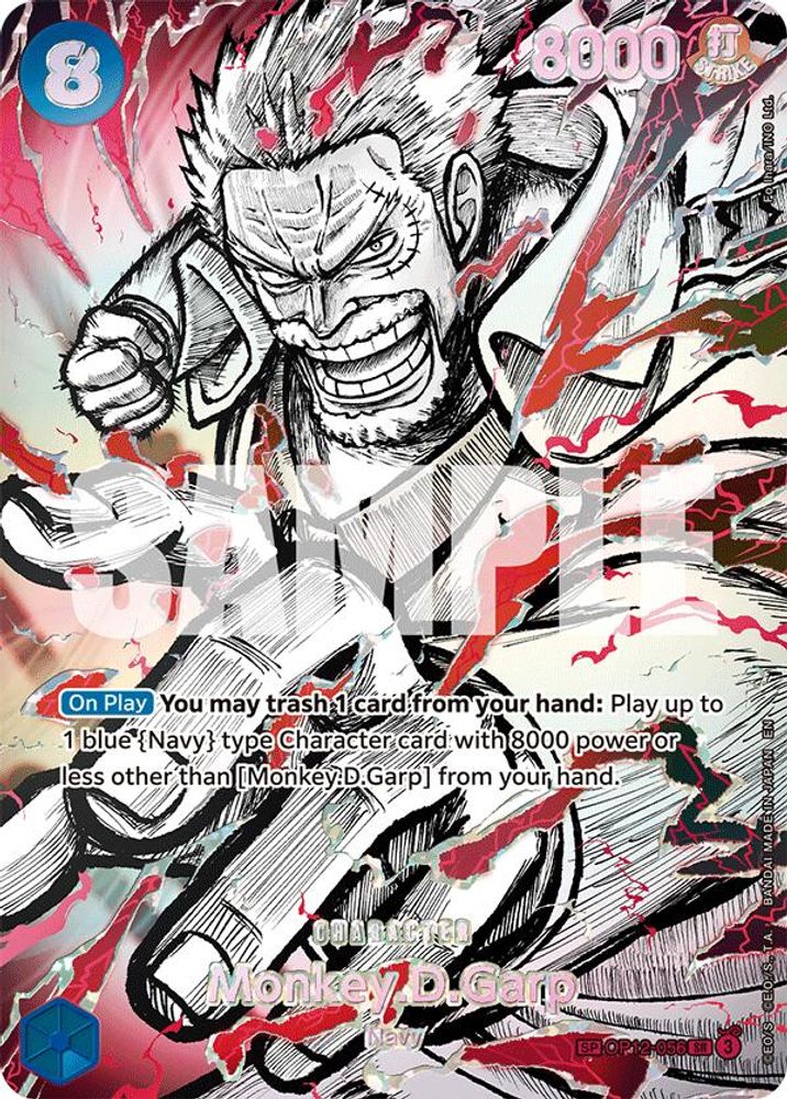 Monkey.D.Garp (SP) (OP12-056) Foil
