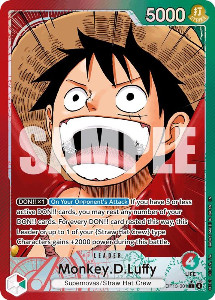 Monkey.D.Luffy (Alternate Art) (OP13-001) Foil