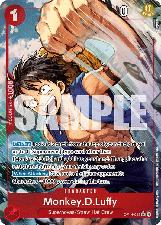 Monkey.D.Luffy (Alternate Art) (OP14-013) Foil