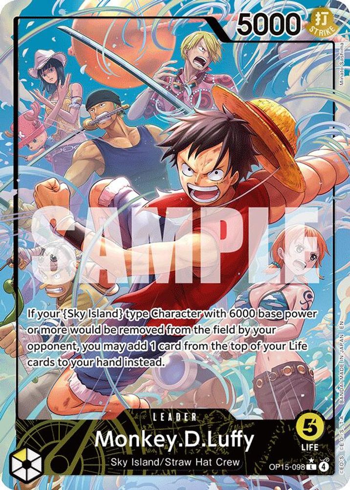 Monkey.D.Luffy (Alternate Art) (OP15-098) Foil