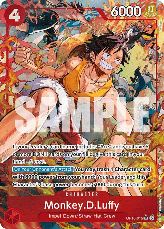 Monkey.D.Luffy (Alternate Art) (OP16-015) Foil