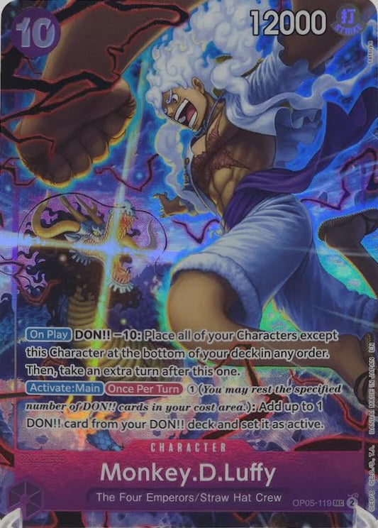 Monkey.D.Luffy (English Version 2nd Anniversary Set) (OP05-119) Foil