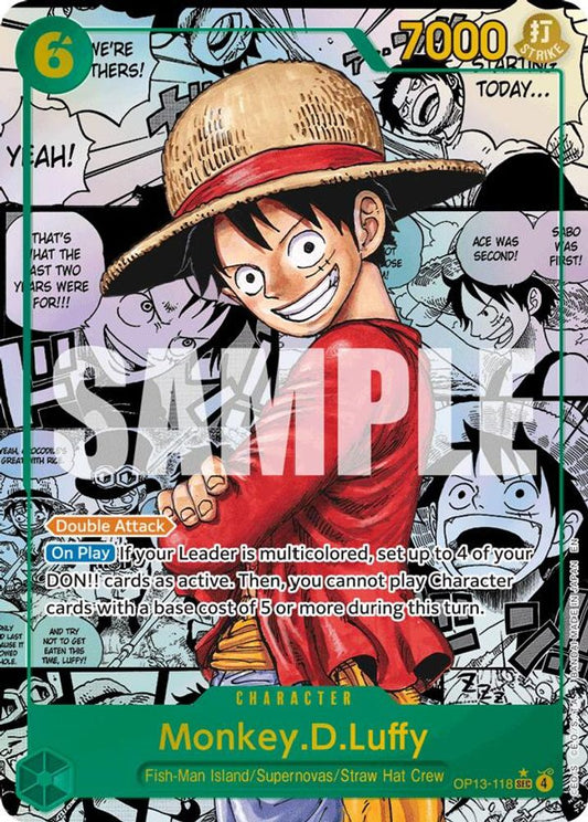 Monkey.D.Luffy (Manga) (OP13-118) Foil