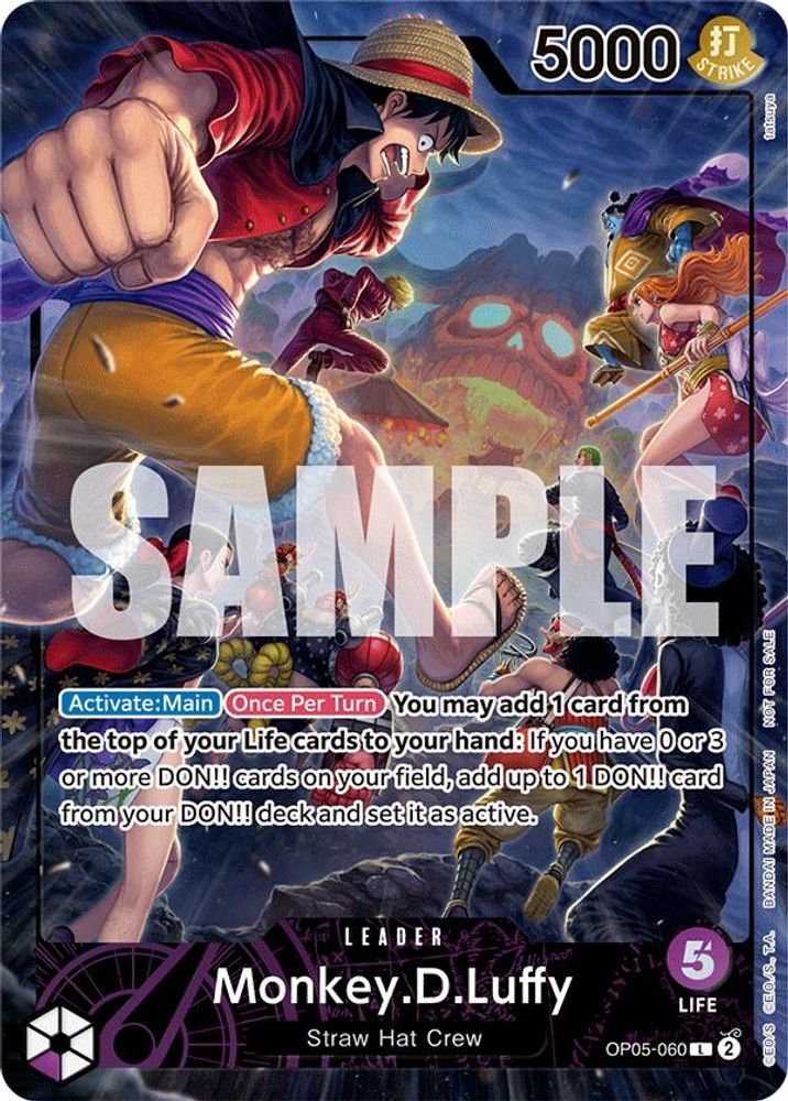 Monkey.D.Luffy (PSA Magazine) (OP05-060) Foil
