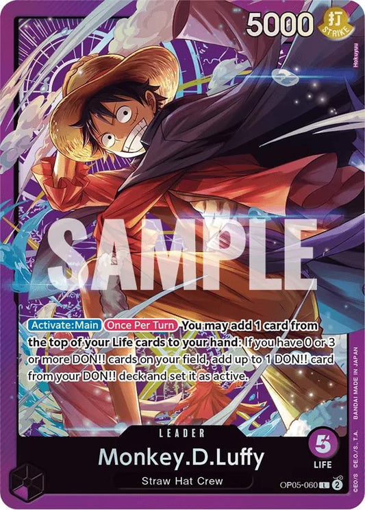 Monkey.D.Luffy (Sound Loader Vol. 1) (OP05-060) Foil