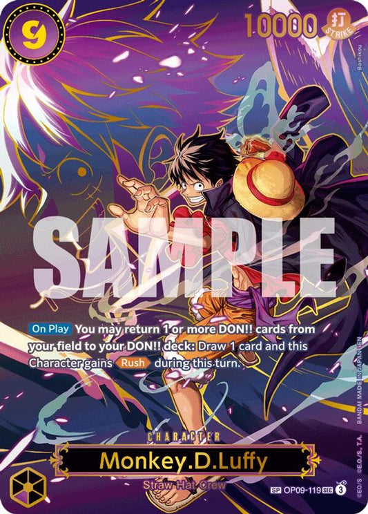 Monkey.D.Luffy (SP) (OP09-119) Foil