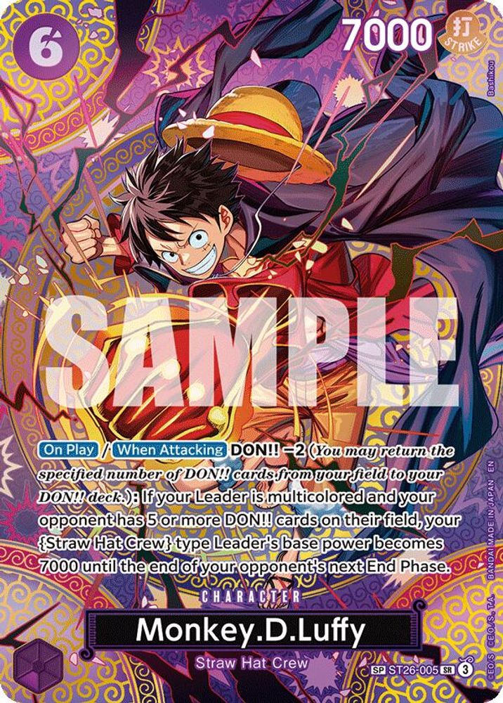 Monkey.D.Luffy (SP) (ST26-005) Foil