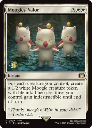 Moogles' Valor (027) Foil - FINAL FANTASY