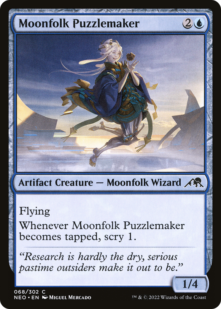 Moonfolk Puzzlemaker (068) - Kamigawa: Neon Dynasty Foil