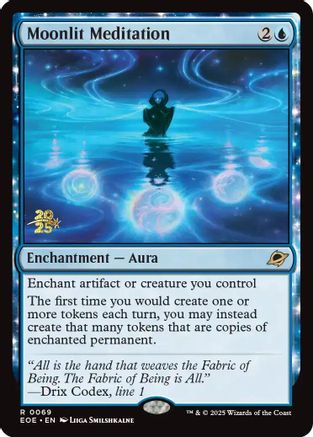 Moonlit Meditation (Prerelease) (069) Foil - Edge of Eternities