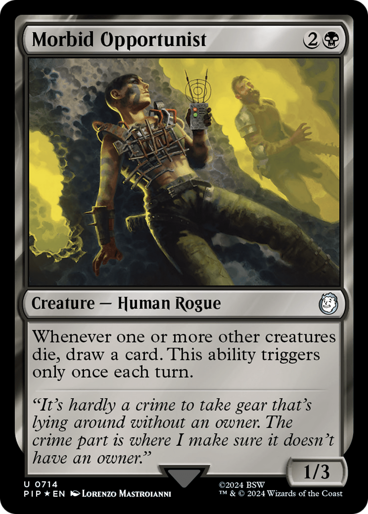 Morbid Opportunist (714) Surge Foil - Fallout