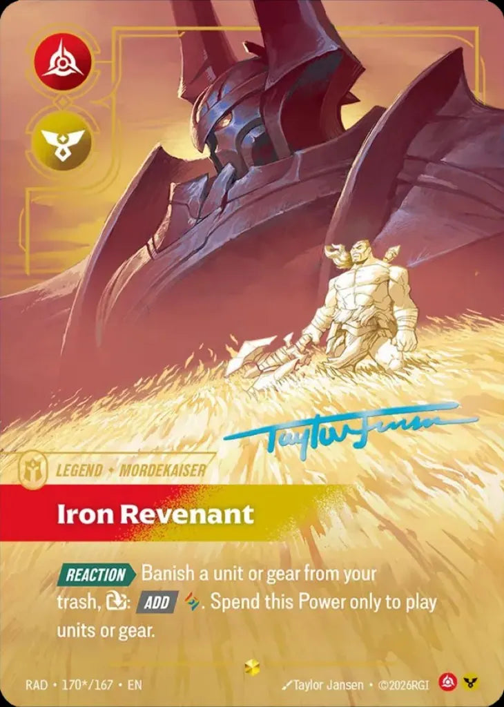 Mordekaiser, Iron Revenant (Signature) (170) Foil - Radiance