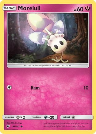 Morelull (97) Reverse Holofoil - Burning Shadows