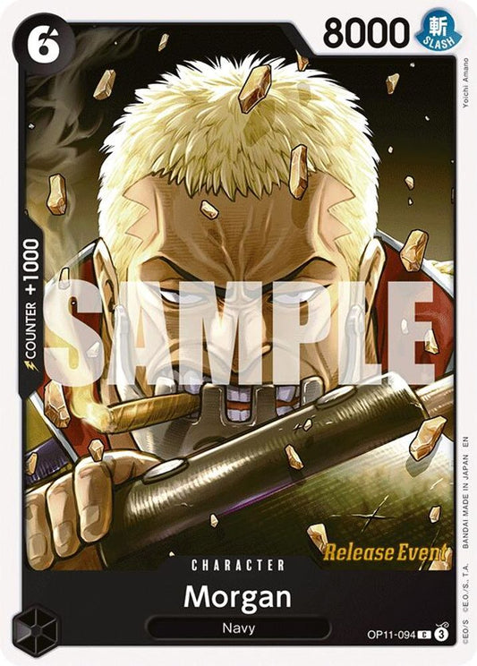 Morgan (OP11-094) Release Event Cards