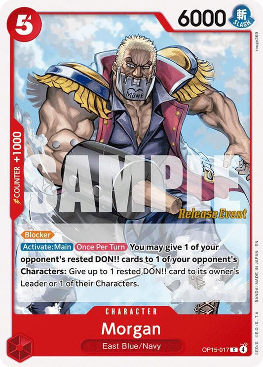 Morgan (OP15-017) Release Event Cards