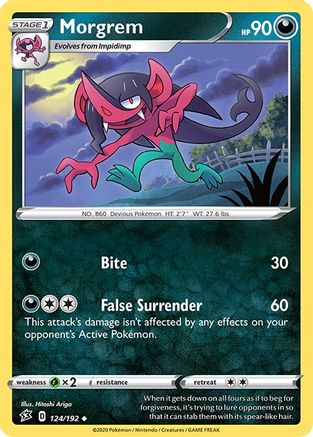 Morgrem (124) Reverse Holofoil - Rebel Clash