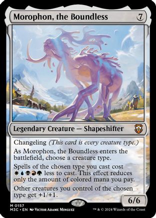 Morophon, the Boundless (157) Ripple Foil - Commander: Modern Horizons 3