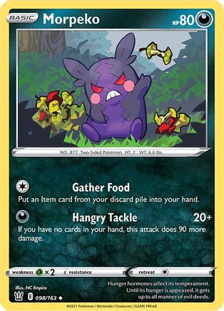 Morpeko (98) Reverse Holofoil - Battle Styles