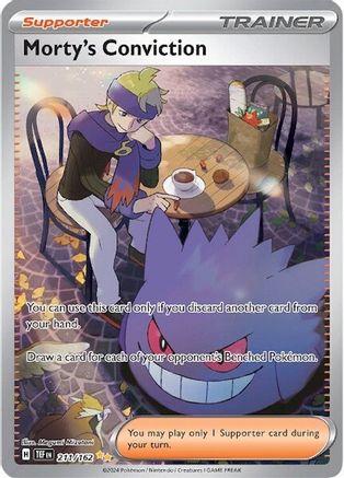 Morty's Conviction (Alternate Full Art) (211) Holofoil - Temporal Forces