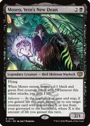Moseo, Vein's New Dean (Promo Pack) (091) Foil - Secrets of Strixhaven