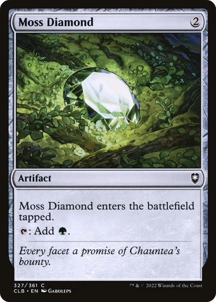 Moss Diamond (327) - Commander Legends: Battle for Baldur's Gate Foil