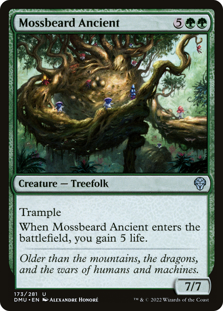 Mossbeard Ancient (173) - Dominaria United Foil