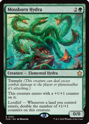 Mossborn Hydra (Promo Pack) (107) - Lorwyn Eclipsed