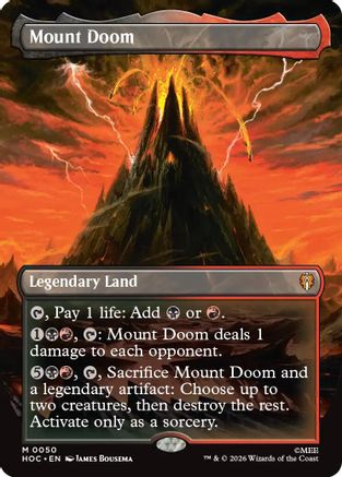 Mount Doom (Borderless) (050) - The Hobbit: Eternal-Legal