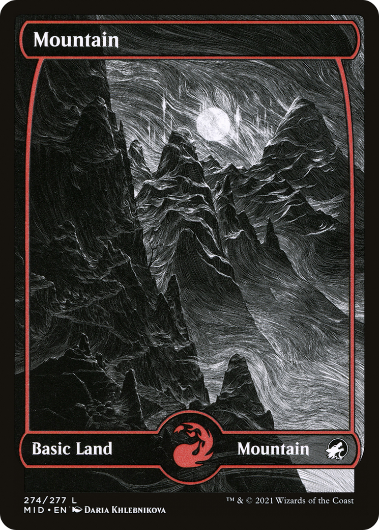 Mountain (274) - Innistrad: Midnight Hunt Foil