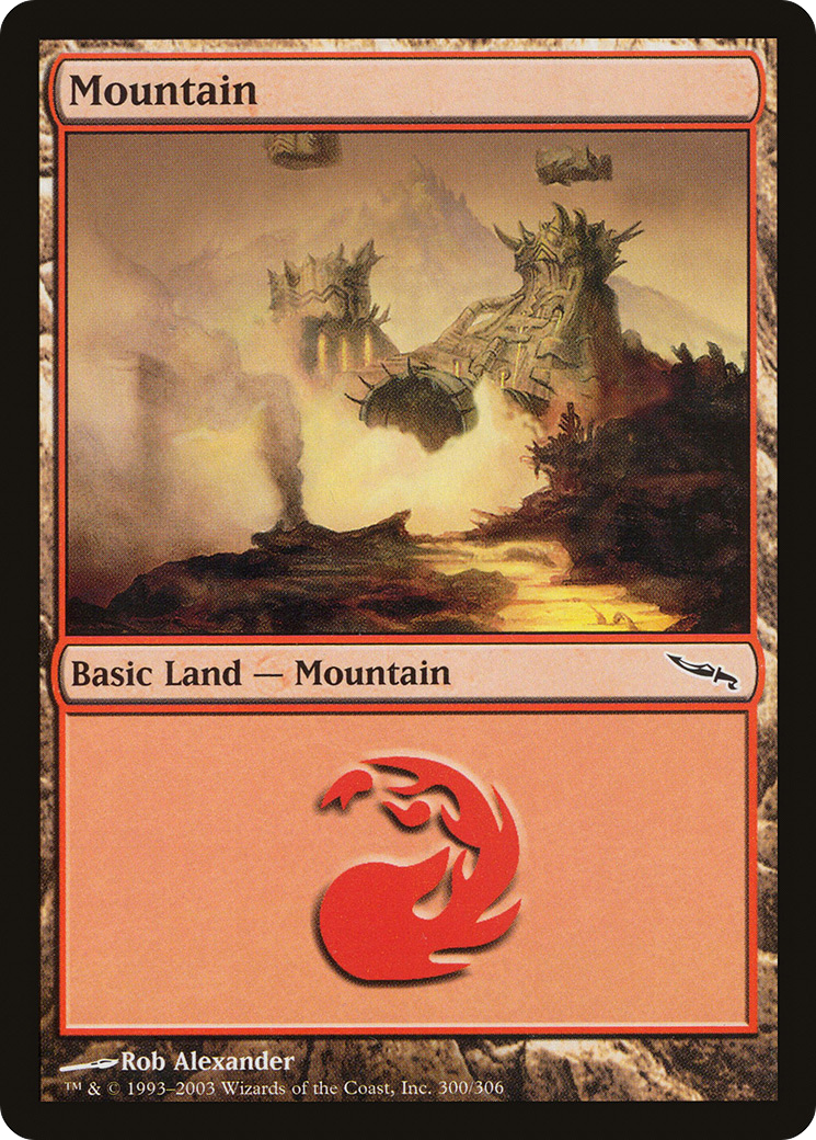 Mountain (300) Foil - Mirrodin