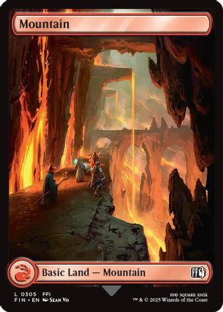 Mountain (305) Foil - FINAL FANTASY