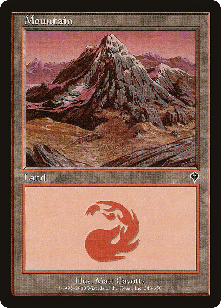 Mountain (343) Foil - Invasion
