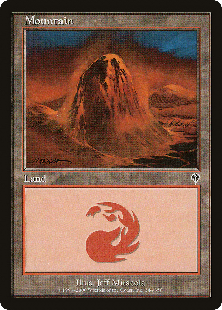 Mountain (344) Foil - Invasion