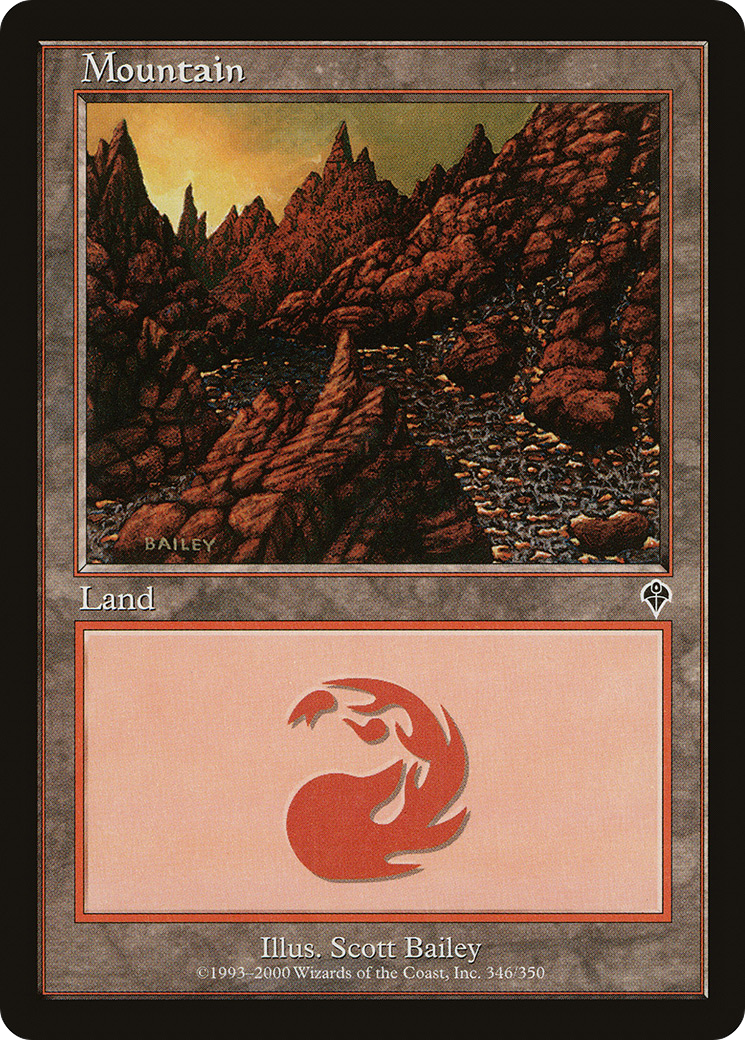 Mountain (346) Foil - Invasion