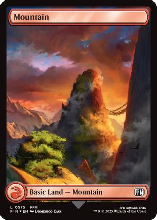 Mountain (575) Surge Foil - FINAL FANTASY