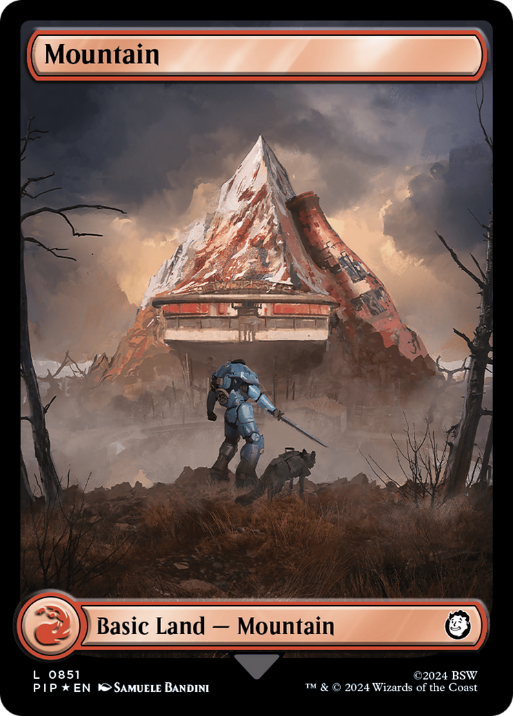 Mountain (851) Surge Foil - Fallout