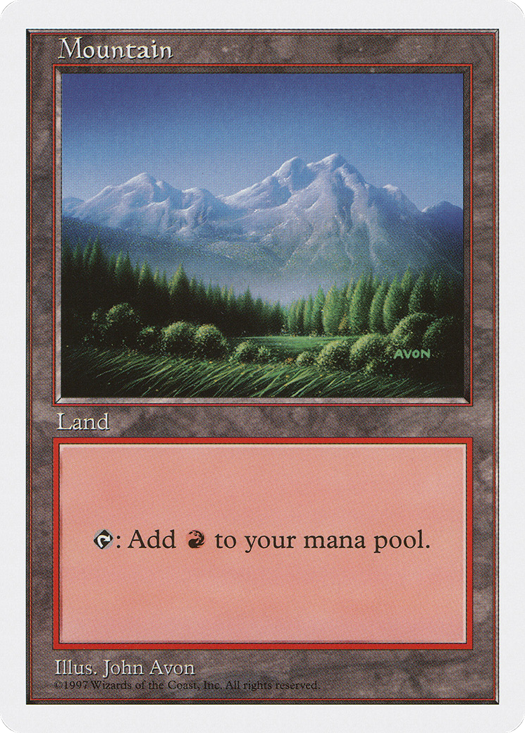 Mountain (b) - Fifth Edition