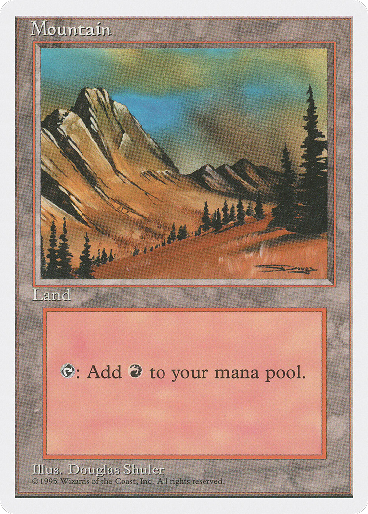 Mountain (c) - Fourth Edition