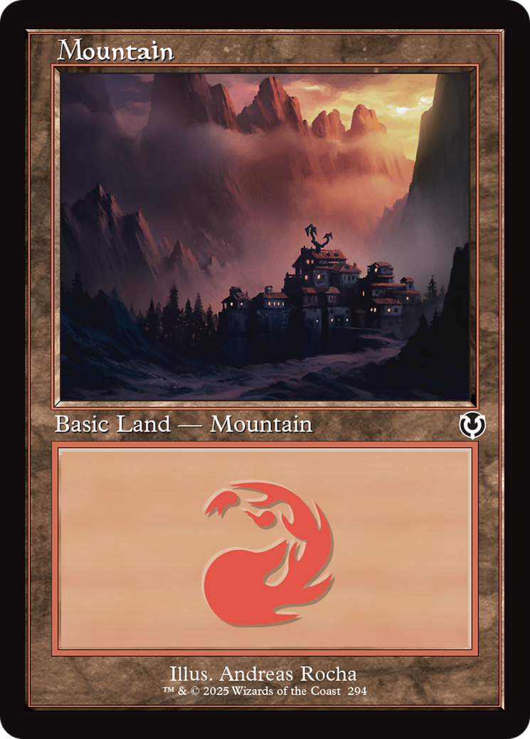 Mountain (Retro) (294) Foil - Innistrad Remastered