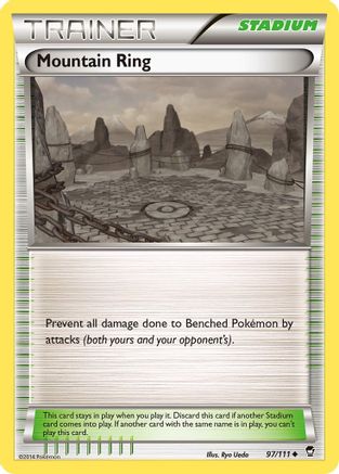 Mountain Ring (97) Reverse Holofoil - Furious Fists