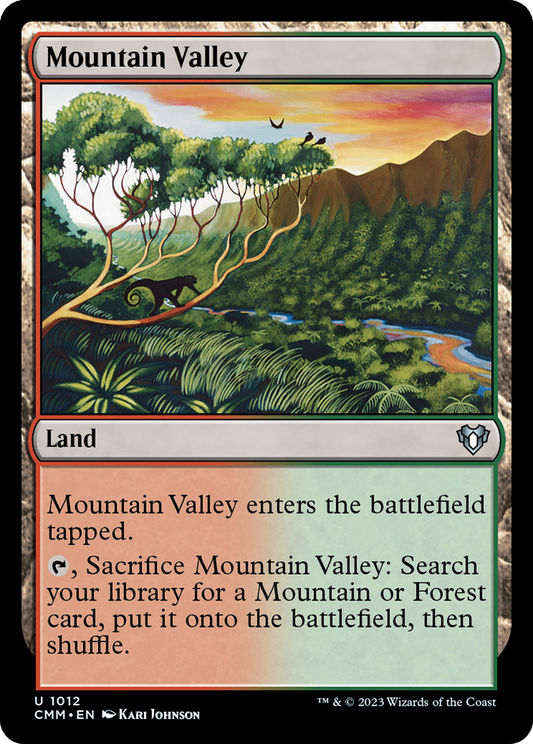 Mountain Valley (1012) - Commander Masters