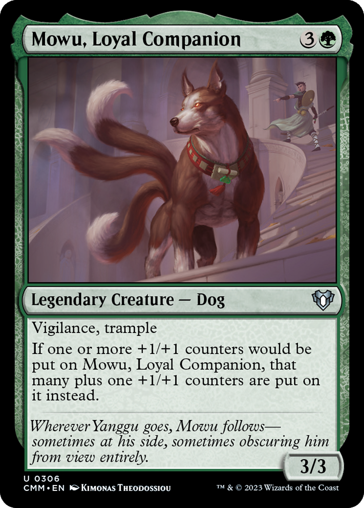 Mowu, Loyal Companion (306) - Commander Masters