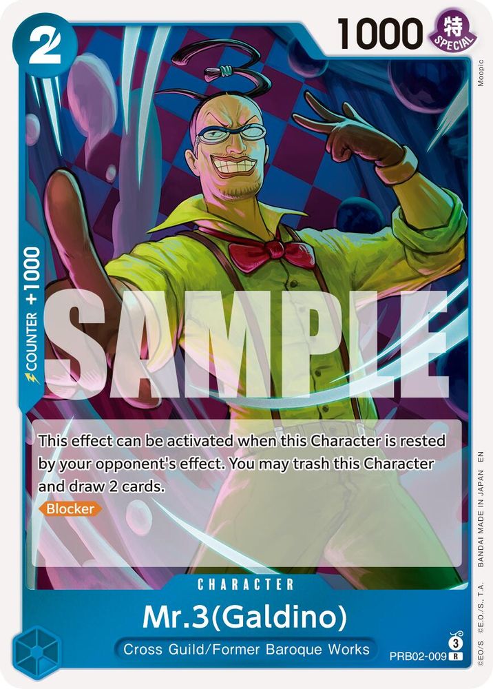 Mr.3(Galdino) (PRB02-009) Foil
