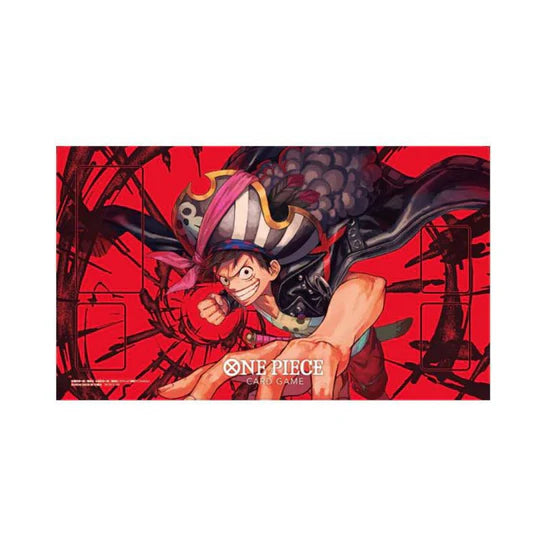One Piece Card Game Official Playmat Monkey.D.Luffy | Silver Goblin