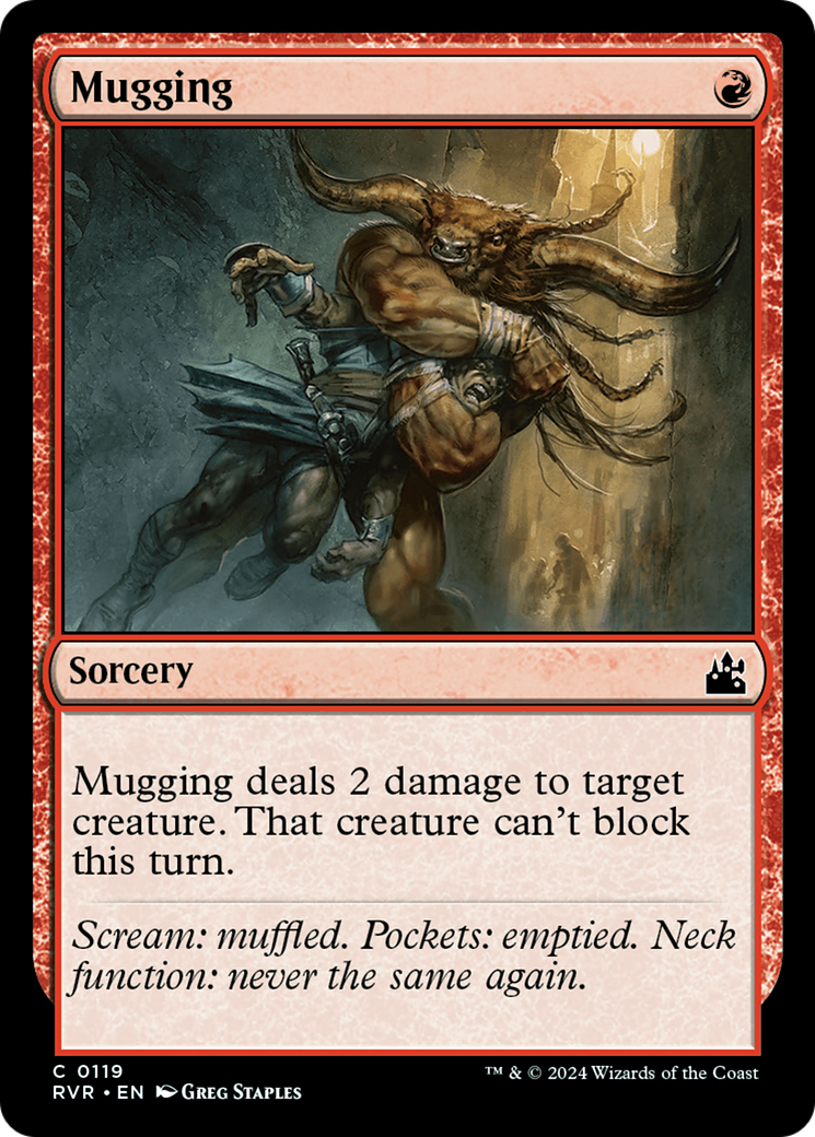 Mugging (119) Foil - Ravnica Remastered