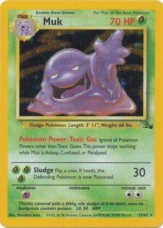 Muk (13) (Unlimited) Holofoil - Fossil