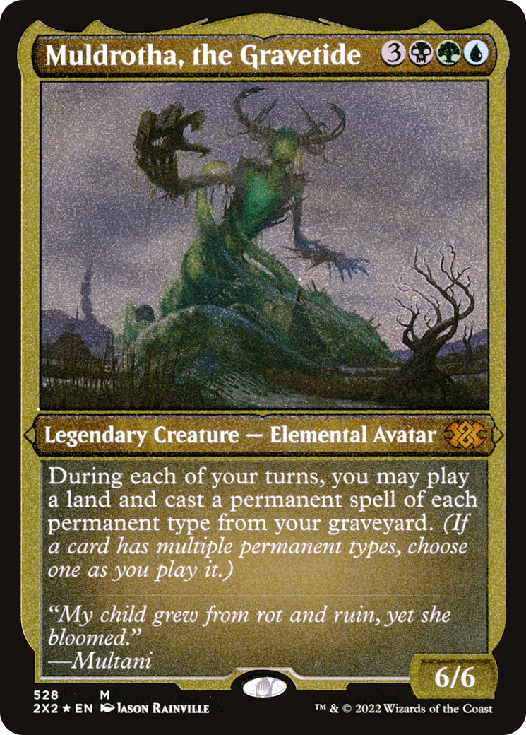 Muldrotha, the Gravetide (528) Etched Foil - Double Masters 2022