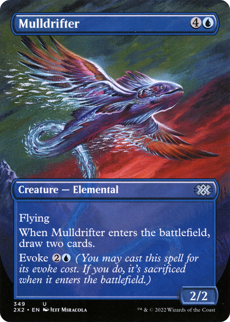 Mulldrifter (Borderless) (349) Foil - Double Masters 2022