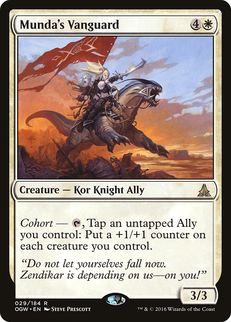 Munda's Vanguard (029) Foil - Oath of the Gatewatch
