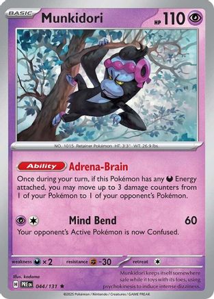 Munkidori (44) Reverse Holofoil - Prismatic Evolutions